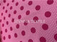 Ανακυκλωμένο ύφασμα Swimwear ινών μικροϋπολογιστών πολυεστέρα ροζ αναπνεύσιμο για τις κυρίες
