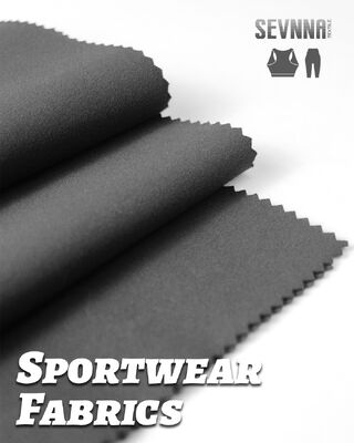 Ελαφρύ ύφασμα Lycra με υψηλή ελαστικότητα και προσαρμοσμένες επιλογές χρώματος για αθλητική και περιστασιακή χρήση