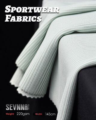 Διαπνέον ύφασμα γιόγκα που απομακρύνει την υγρασία με ελαστικότητα, αντι-οσμή και κυκλική πλέξη για αθλητικά ρούχα