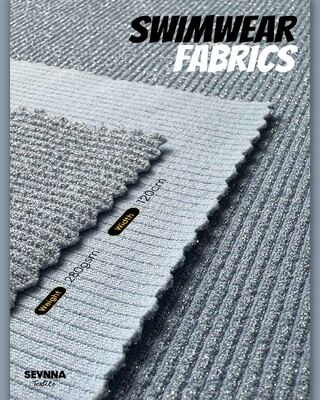 Υφασμάτινο για μπάνιο φιλικό προς το περιβάλλον με 83% ανακυκλωμένο νάιλον, γρήγορη ξήρανση και ανθεκτικό στο χλώριο για βιώσιμα μαγιό