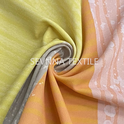 210gsm ανακυκλωμένο Swimwear εσώρουχο παραλιών γυναικών τεντωμάτων προστασίας υφάσματος UV