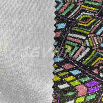 Δυσσωρευτικό Jacquard πλεγμένο διπλό πλεγμένο ύφασμα Καλοκαίρι / Φθινόπωρο Φορέστε ανακυκλωμένες ίνες πολυεστέρα