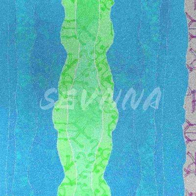 Ελαφρύ jacquard ανακυκλωμένο πολυεστέρα διπλό πλεκτό ύφασμα για άνετη κομψή ένδυση
