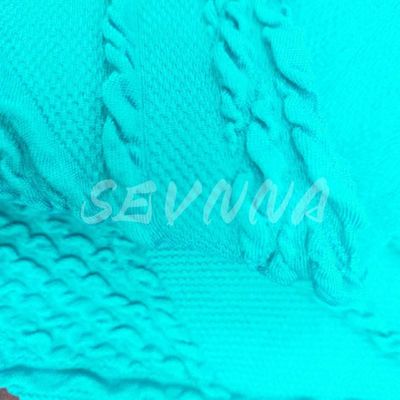 420GSM Προσαρμοσμένο ανακυκλωμένο πολυεστέρα Spandex Activewear πλεκτό ύφασμα