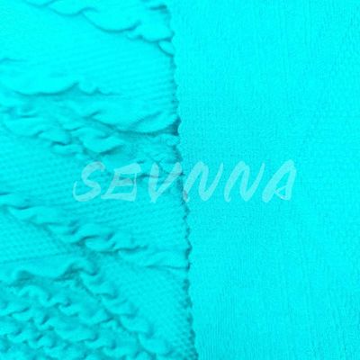 420GSM Προσαρμοσμένο ανακυκλωμένο πολυεστέρα Spandex Activewear πλεκτό ύφασμα