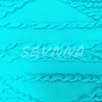 420GSM Προσαρμοσμένο ανακυκλωμένο πολυεστέρα Spandex Activewear πλεκτό ύφασμα