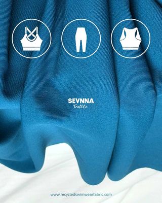 SPF50 Επαναχρησιμοποιημένο ύφασμα Lycra 68%Nilit Softex Nylon FD 32%Υλικό Lycra για φιλικά προς το περιβάλλον ρούχα γυμναστικής