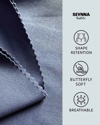 230gm 77% Νάιλον βιολογικής προέλευσης + 23%Μαύρο Spandex Strip Ανακυκλωμένο ύφασμα Νάιλον SP7441