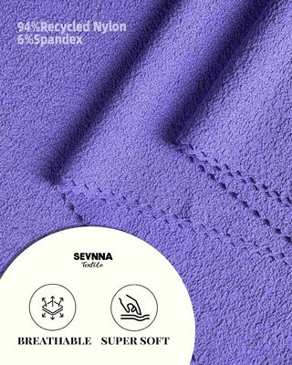 120cm πλάτος Σκληρό υφασμάτινο ανακυκλωμένο μαγιό σε στερεό μοτίβο για βιώσιμα μαγιό