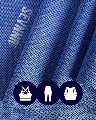 230gm Polyester Spandex υφάσματος Δυνατότητα χρώματος 2-5 βαθμός για performance ρούχα