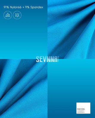 UPF 50+ Υφάσματα για τρέξιμο Νάιλον66 Spandex 4-Way Stretch