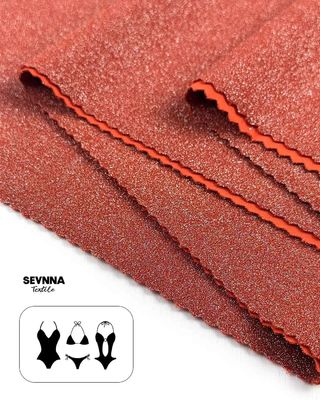 Ύφασμα διπλής πλέξης βάρους 230gsm με ανακυκλωμένο νάιλον και μεταλλικό φινίρισμα για το καλοκαίρι και το φθινόπωρο