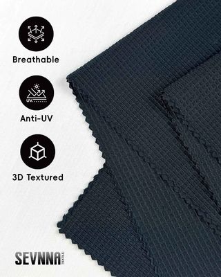 160 εκατοστά πλάτος UV προστατεύει 50+ υφάσματα τρέξιμου με ανακυκλωμένο πολυεστέρα για ένδυση υψηλής απόδοσης