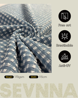 Πρωταθλήματα υφασμένα ύφασμα κολύμβησης με πλάτος 115cm, βάρος 170gm, και κομψό υφασμένο σχέδιο για μαγιό