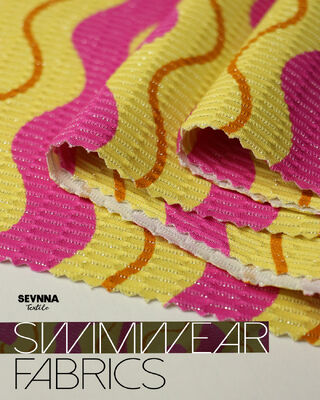 Περιβαλλοντικά φιλικό υλικό ανακυκλωμένων μαγιών με 78% ανακυκλωμένο νάιλον 5% μεταλλικό ασήμι και 17% σπάντεξ