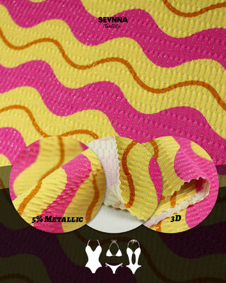 Περιβαλλοντικά φιλικό υλικό ανακυκλωμένων μαγιών με 78% ανακυκλωμένο νάιλον 5% μεταλλικό ασήμι και 17% σπάντεξ