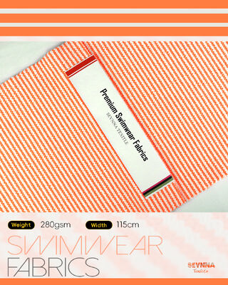 Πρωταθλητικό υλικό κολύμβησης με 95% ανακυκλωμένο πολυεστέρα + 5% σπάντεξ, βάρος 280 γραμμάρια και υψηλή αναπνευστικότητα για μαγιό