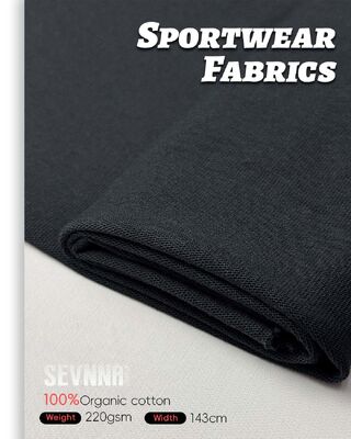 220gsm 100% Organic Cotton Biking Fabric with High Durability for Premium Cycling Textiles