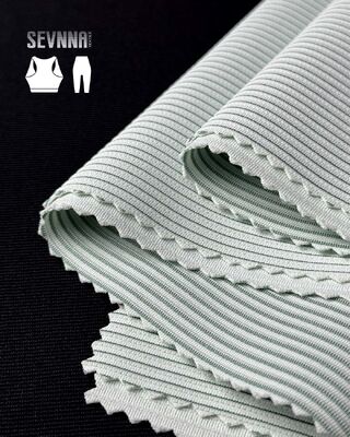 Διαπνέον ύφασμα γιόγκα που απομακρύνει την υγρασία με ελαστικότητα, αντι-οσμή και κυκλική πλέξη για αθλητικά ρούχα