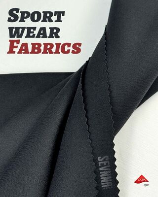 Υφάσματα Lycra με καλή διαπνοή, ελαστικότητα και απομάκρυνση υγρασίας, ιδανικά για αθλητικά ρούχα και κολάν γιόγκα