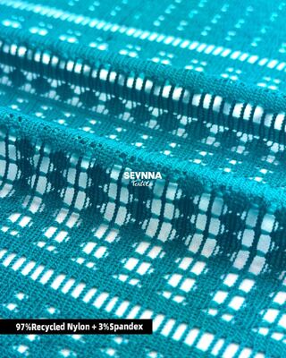 160gm Jacquard Style Διπλό πλεκτό ύφασμα με ανακυκλωμένο νάιλον για ανθεκτικά και άνετα ενδύματα
