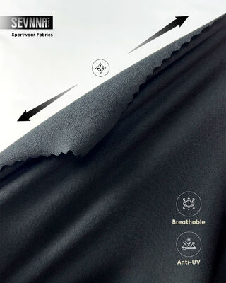Αναπνευστικό υγρασία Wicking UV Προστασία Βικλέτα ύφασμα για υψηλής απόδοσης ποδηλασία ενδύματα