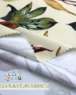 86% Νάιλον 14% Σπαντέξ Ανακυκλωμένο Ύφασμα Μαγιό 205gsm Unisex Βιώσιμο Υλικό Μαγιό για Οικολογικές Συλλογές Μαγιό