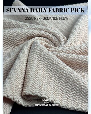 Οικολογικό ύφασμα μαγιό με διπλή ελαστικότητα 130 cm πλάτος και 250 gsm βάρος για βιώσιμα μαγιό