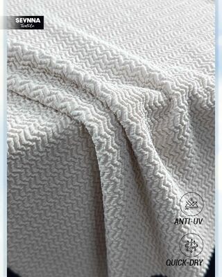 Οικολογικό ύφασμα μαγιό με διπλή ελαστικότητα 130 cm πλάτος και 250 gsm βάρος για βιώσιμα μαγιό