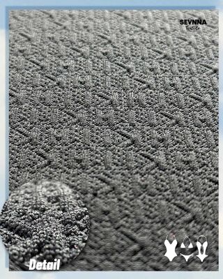 Υψηλής αντοχής στο χλώριο υφασμένο ύφασμα κολύμβησης με 98% ανακυκλωμένο πολυεστέρα και προστασία UPF 50+