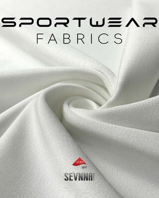 Stretch Lycra Fabric with 85% Recycled Polyester, UV Protection, and Moisture Wicking for Activewear and Swimwear