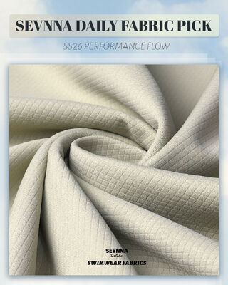 260gm Ανακυκλωμένο πολυεστέρας Jacquard στυλ διπλό πλεκτό ύφασμα για άνετα και ανθεκτικά υφαντικά προϊόντα