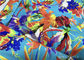 Μίνι Floral έντυπο υλικό υφάσματος μπικινιών, ύφασμα κοστουμιών λουσίματος 180gsm Lycra