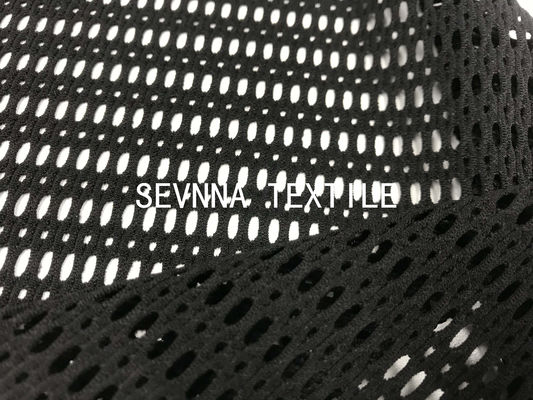 Sportswear ανακυκλωμένη πλαστική κάλυψη UPS ενδυμασίας μόδας πλέγματος αθλητικού δικτύου νημάτων μπουκαλιών Spandex πολυεστέρα υλικό