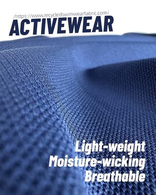 230gm Polyester Spandex υφάσματος Δυνατότητα χρώματος 2-5 βαθμός για performance ρούχα