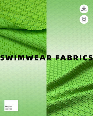 Υφαντό ύφασμα κολύμβησης υψηλών επιδόσεων για άνετα και κομψά μαγιό