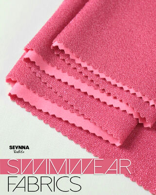 Υφασμάτινο περιβάλλοντα φιλικό μαγιό με πλάτος 150cm Silver Lurex και GRS πιστοποιημένο για βιώσιμα μαγιό