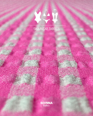 Ανακυκλωμένο ύφασμα μαγιό με 48% νάιλον 46% πολυεστέρα 6% σπάντεξ 120-130cm πλάτος και 170gm βάρος για βιώσιμα μαγιό