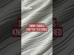 Eco Friendly Swimwear Fabric ανακυκλωμένο ελαστικό ύφασμα σχεδιασμένο για μακροχρόνια άνεση και απόδοση