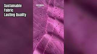 Φιλικό προς το περιβάλλον ανακυκλωμένο πολυεστερικό ύφασμα σχεδιασμένο για βιώσιμες μάρκες μόδας που εστιάζουν στο περιβάλλον