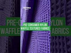 91 Recycled Nylon 9 Spandex Textured Swim Fabrics Alternatives offering High Shape Retention Suitabl